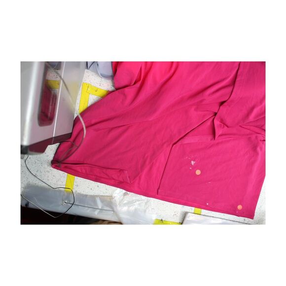 Rachel Roy Womens Knot Front Slit Sheath Dress, azalea, L - Picture 2 of 2